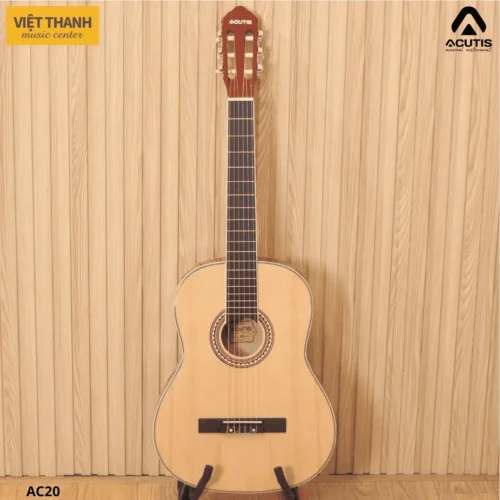 Đàn guitar Classic Acutis AC20 dáng truyền thống, phù hợp cho người mới học
