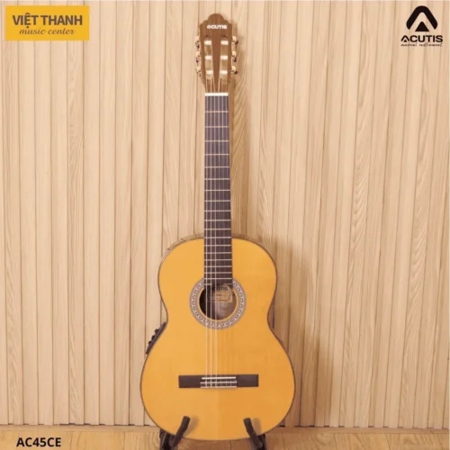 Đàn guitar Classic Acutis AC45CE, kiểu dáng hiện đại, tích hợp EQ