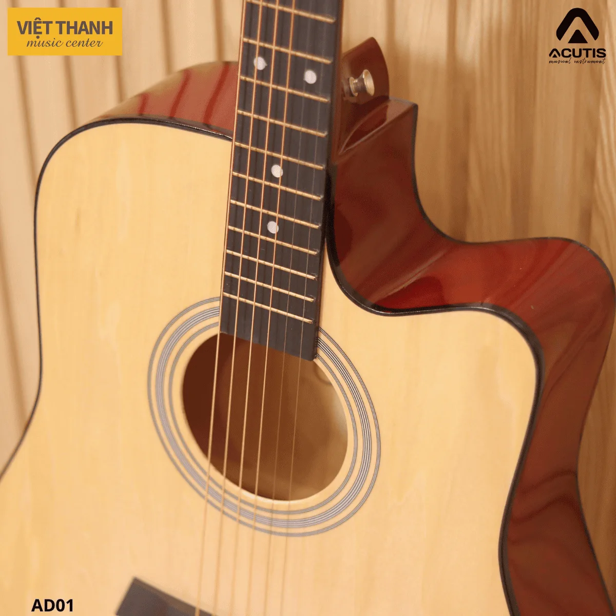 dan guitar acutis ad01c voi thung dan khuyet goc
