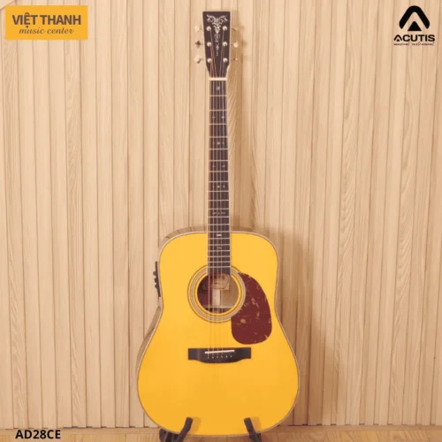 Đàn guitar Acoustic Acutis AD28CE có EQ, Dáng Dreadnought