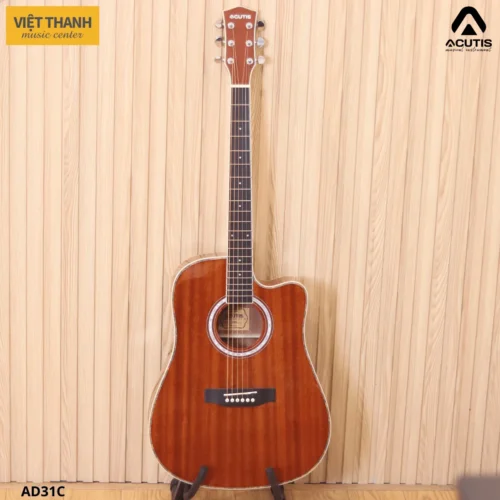 Đàn guitar Acoustic Acutis AD31C thùng khuyết, âm thanh ấm áp