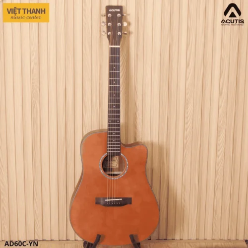 Đàn guitar Acoustic Acutis AD60C-YN, sang trọng, đẹp tự nhiên, âm thanh đẳng cấp