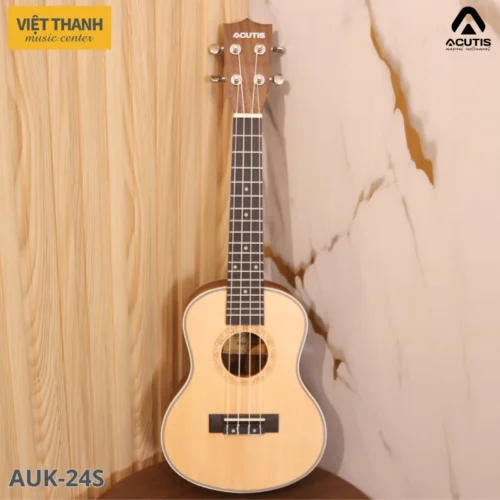 Đàn Concert ukulele Acutis AUK-24S 24 inch, màu gỗ