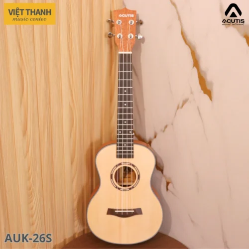 Đàn Tenor ukulele Acutis AUK-26S 26 inch, màu gỗ