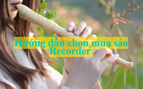 Hướng dẫn chọn mua sáo recorder chuẩn cho người mới