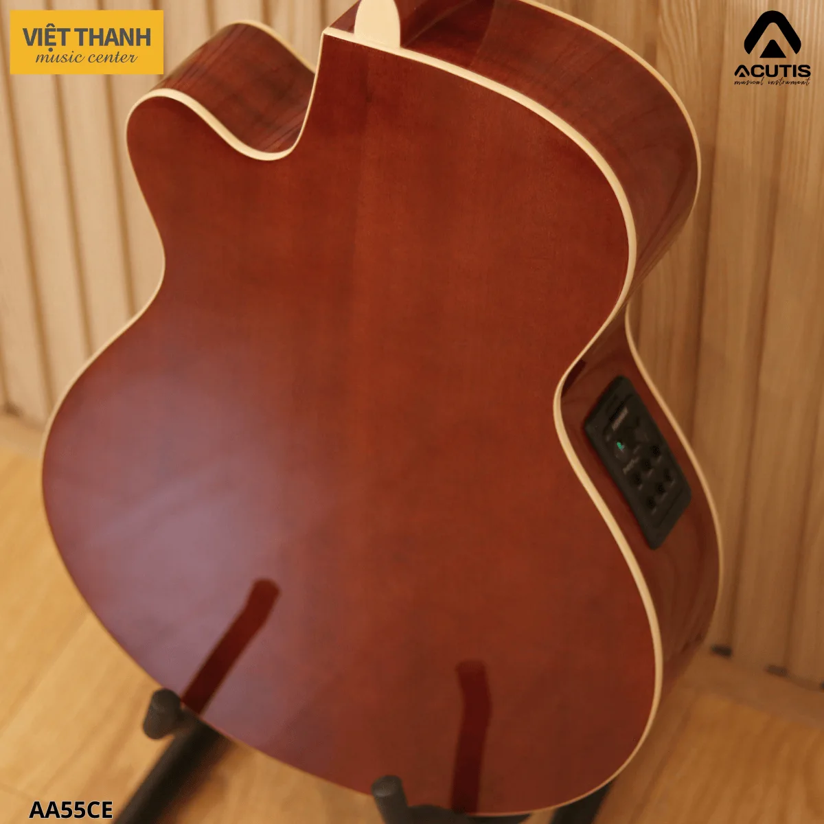 mat lung dan guitar acutis aa55ce