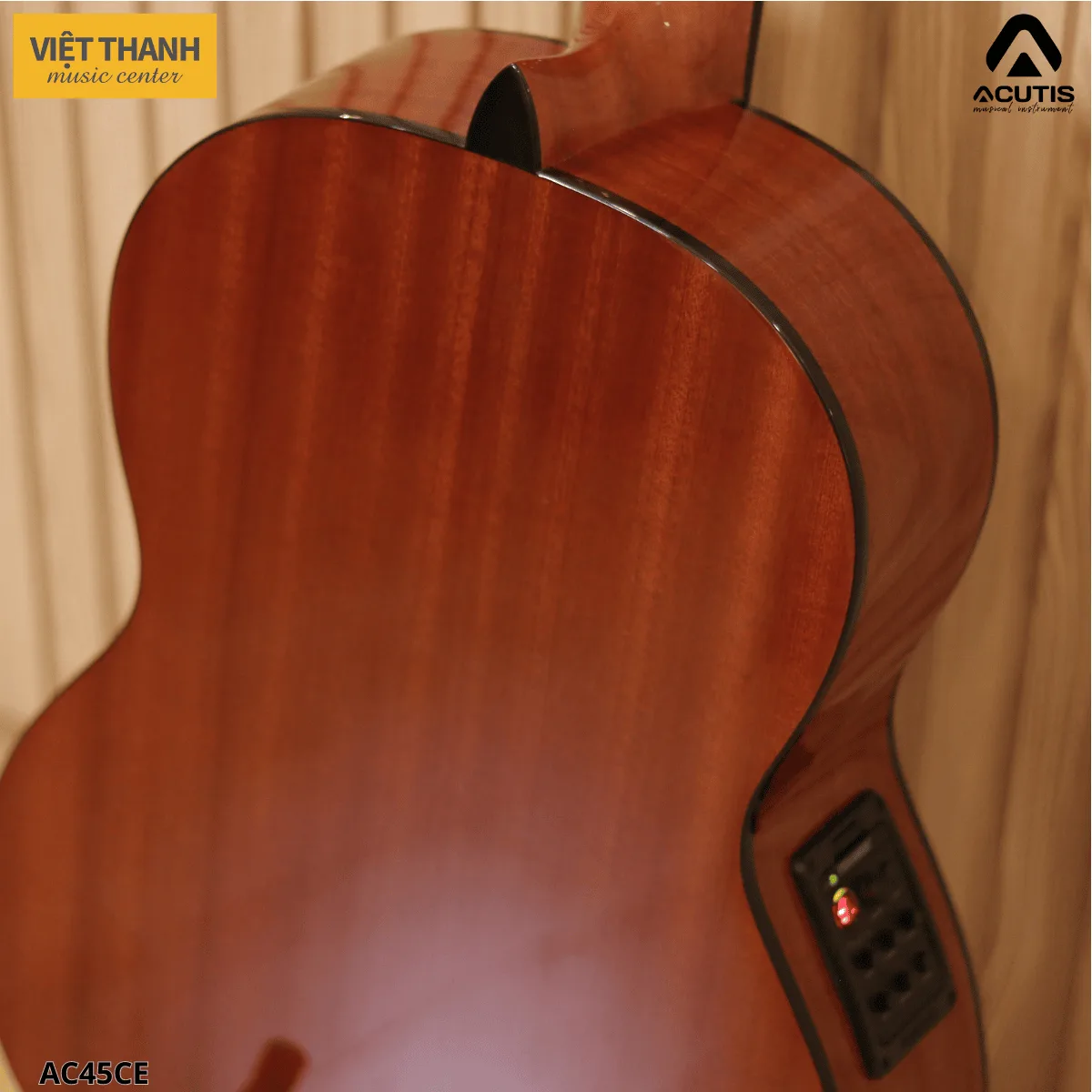 mat lung dan guitar acutis ac45ce