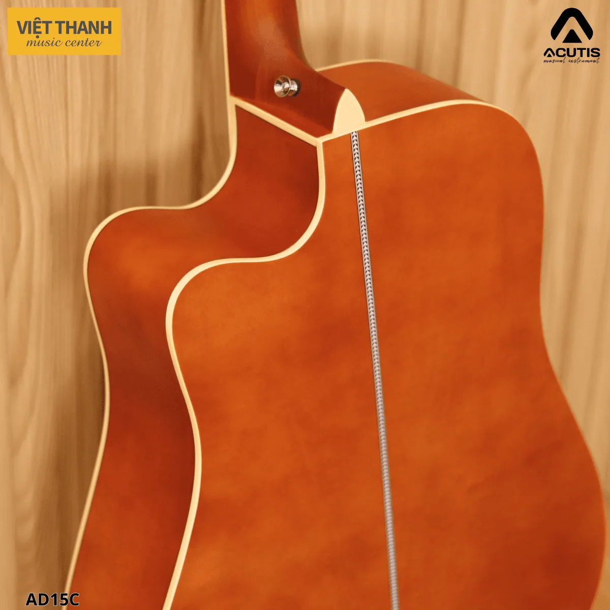 mat lung dan guitar acutis ad15c