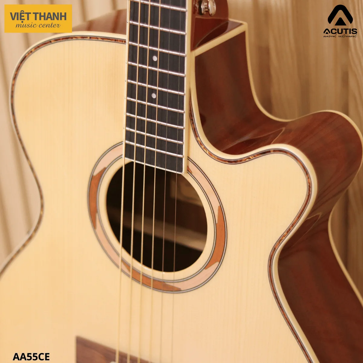 mat top dan guitar acutis aa55ce