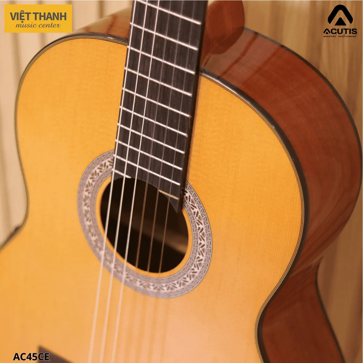 mat top dan guitar acutis ac45ce