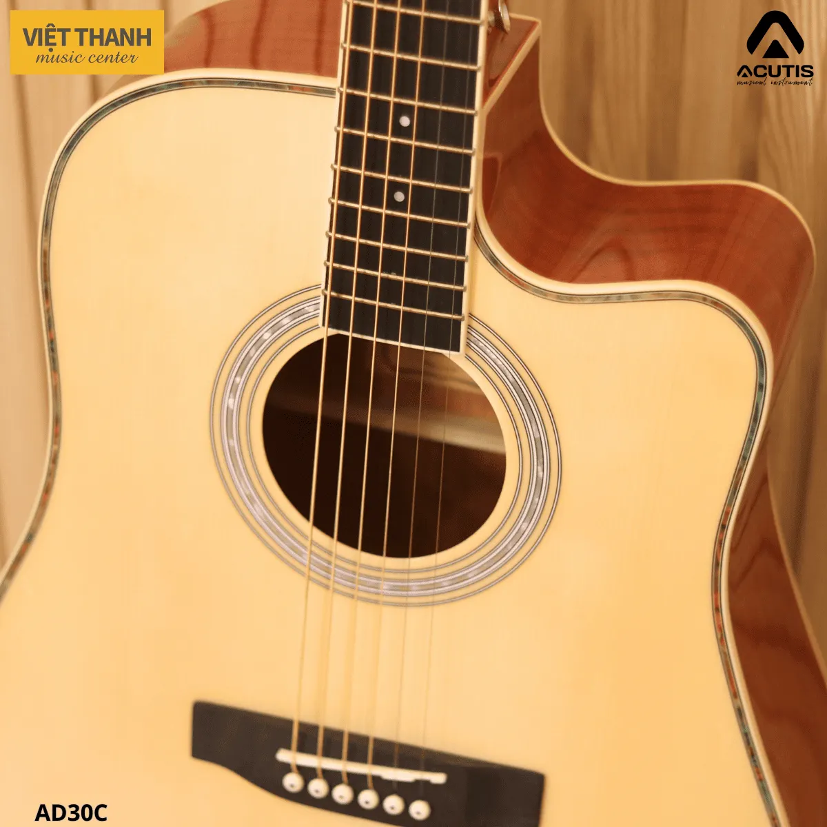 mat top dan guitar acutis ad30c