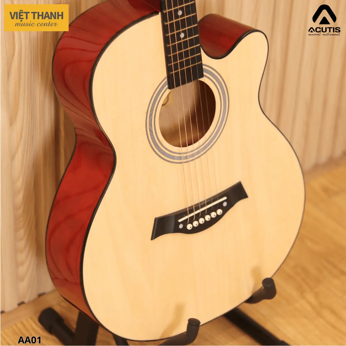mat truoc dan guitar acutis aa01c