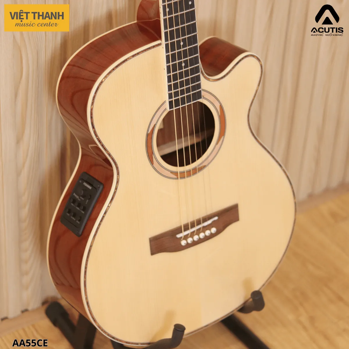 mat truoc dan guitar acutis aa55ce