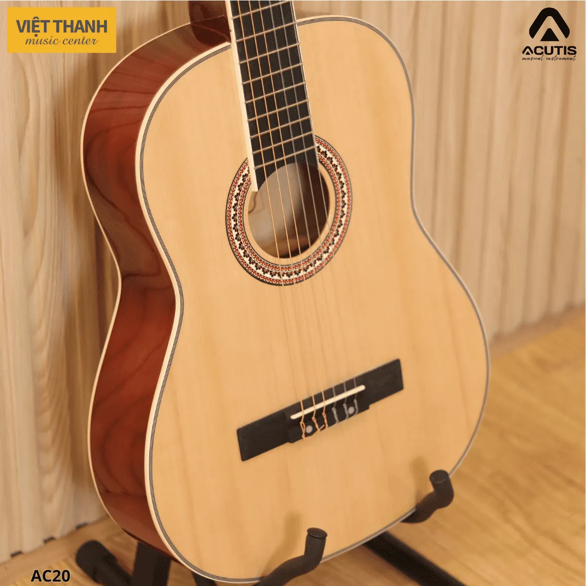 mat truoc dan guitar acutis ac20