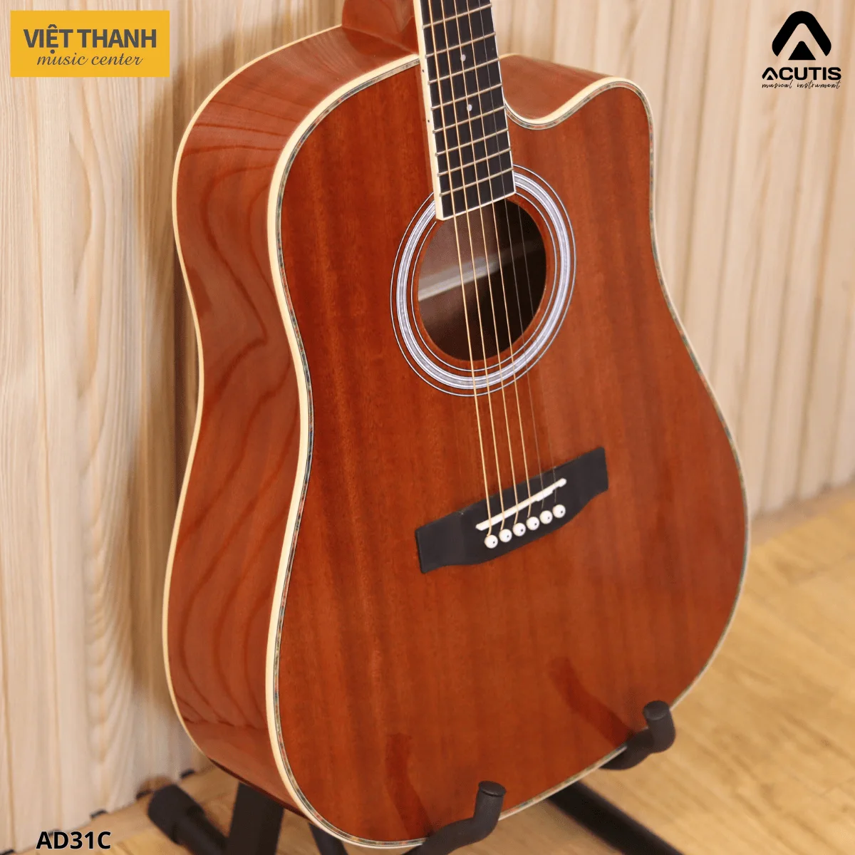 mat truoc dan guitar acutis ad31c