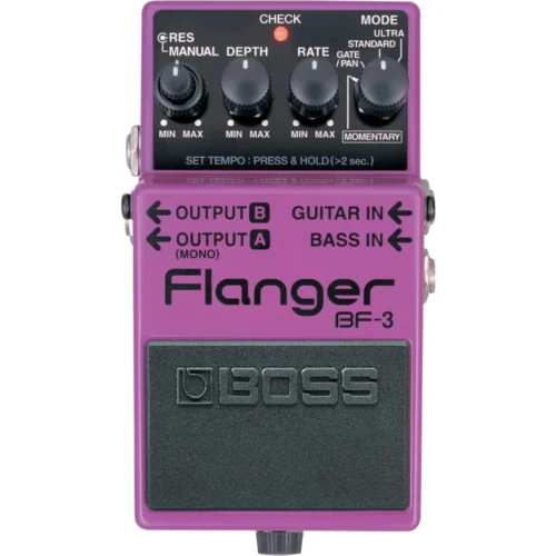 Phơ cục Boss BF-3: Hiệu ứng Flanger stereo đỉnh cao
