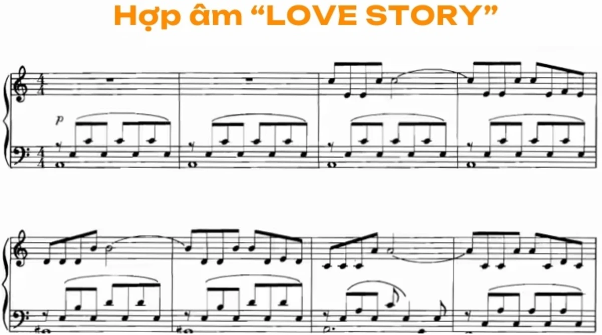 sheet nhac love story