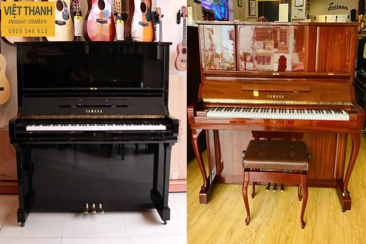 So sánh piano cơ Yamaha dòng W và U