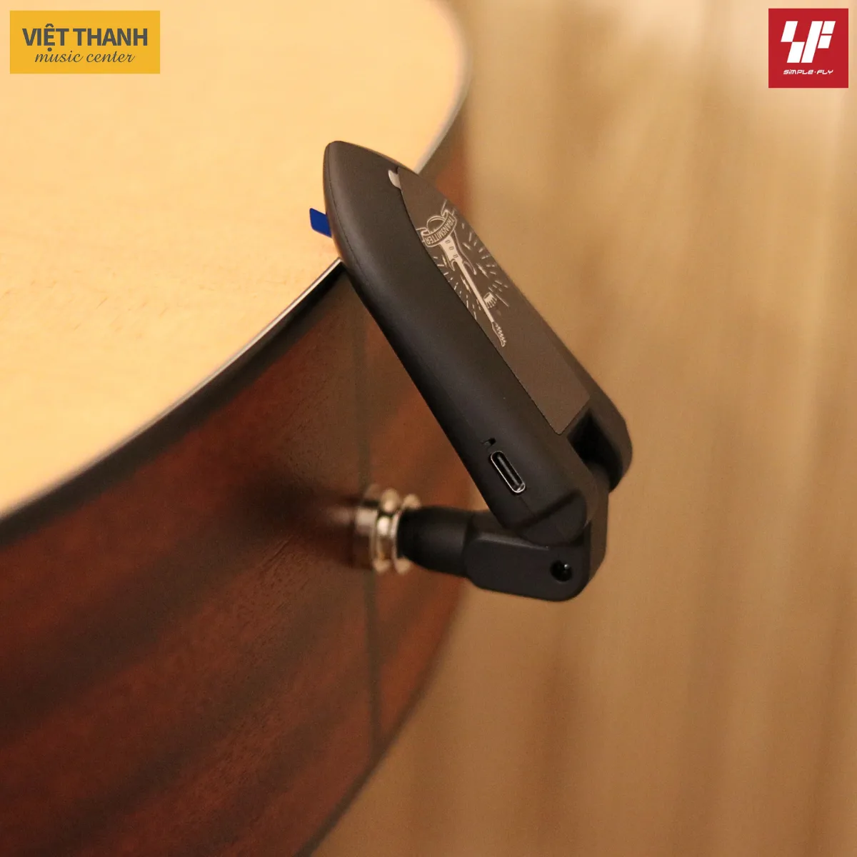 bo ket noi khong day cho guitar acoustic co eq simplefly sf1201