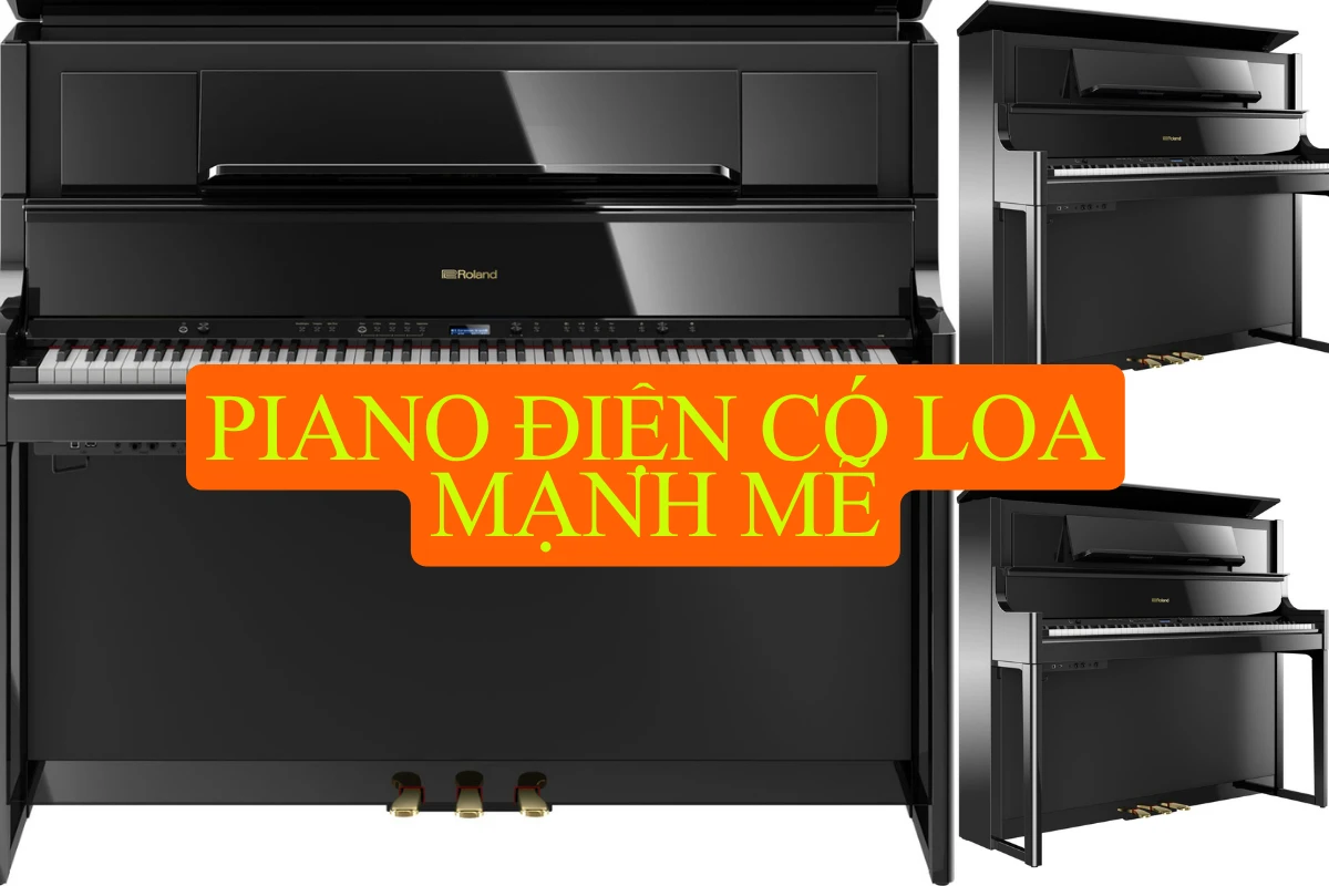 Piano điện có loa mạnh mẽ cho trải nghiệm âm thanh tối ưu