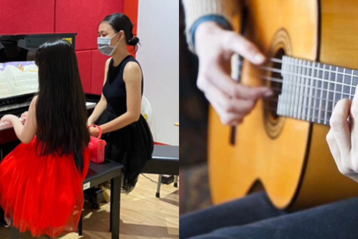 hoc piano va guitar