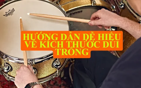 Hướng dẫn dễ hiểu về kích thước dùi trống
