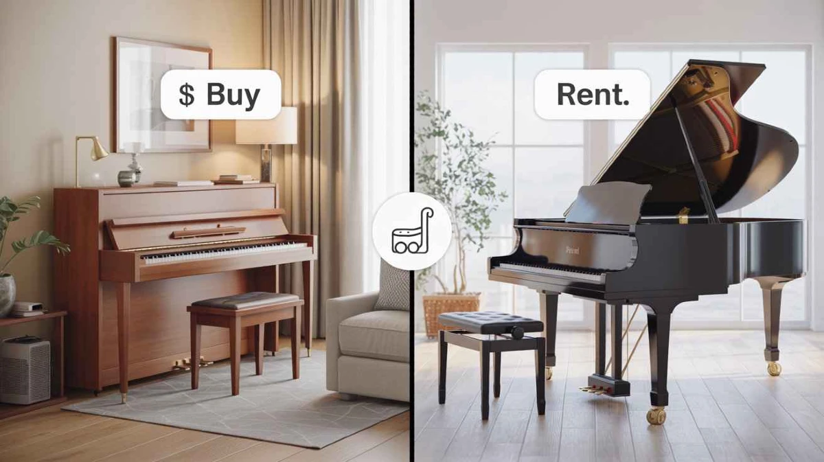Nên mua hay thuê đàn piano? Lời khuyên dành cho người học và người chơi lâu dài