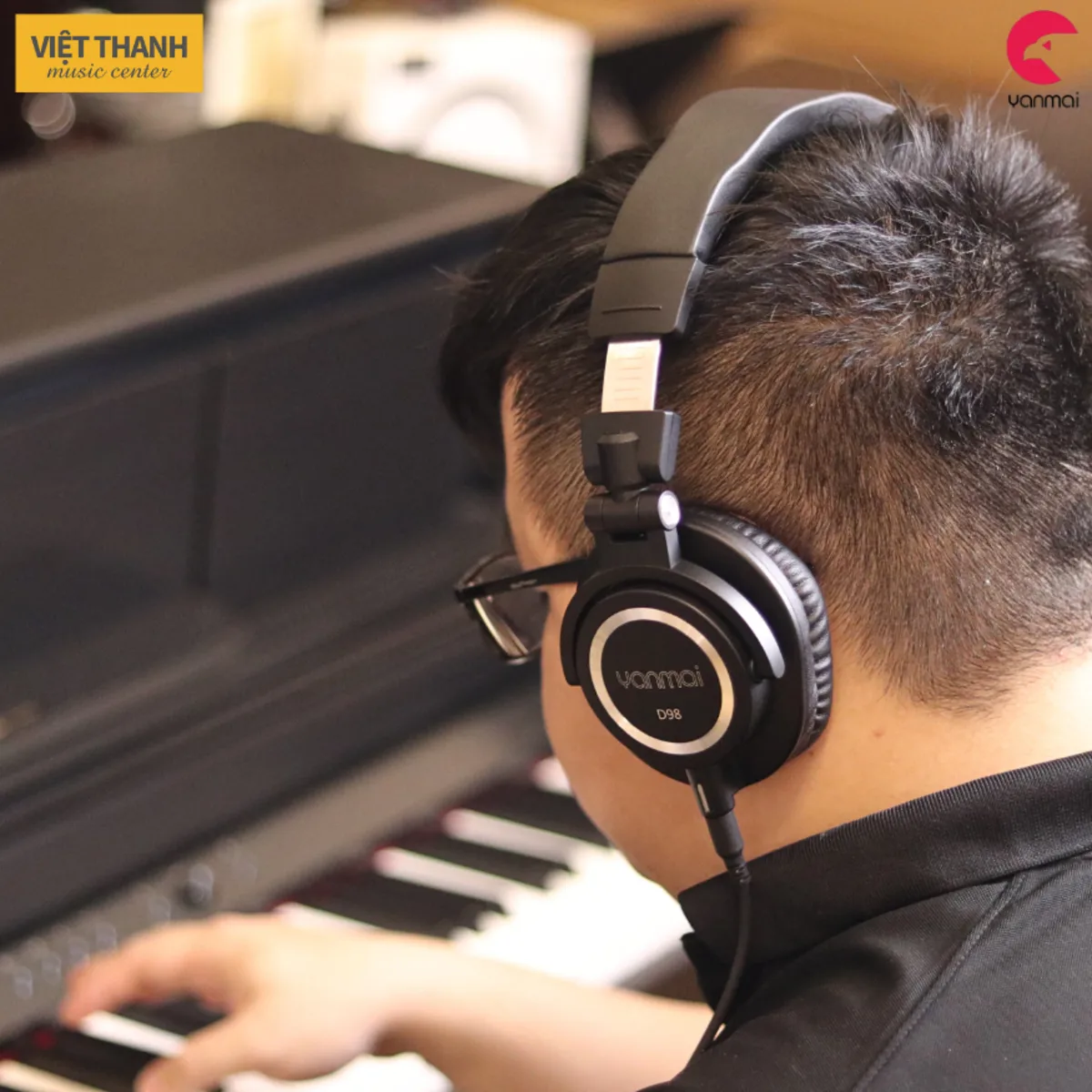 tai nghe kiem am yanmai d98 cho piano dien