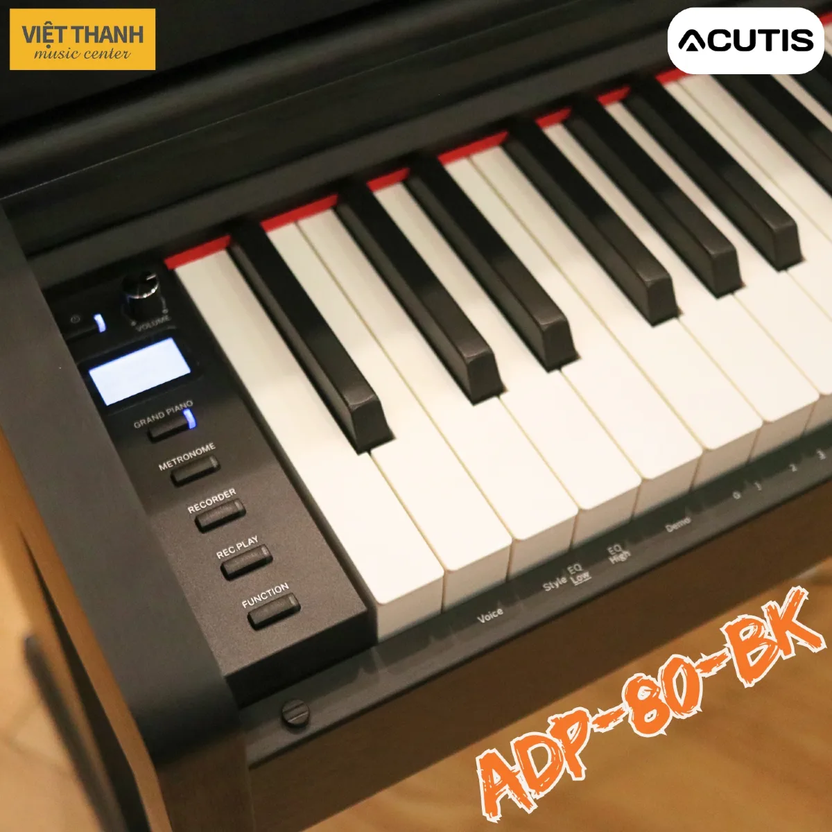 ban phim dan piano dien acutis adp 80 mau den