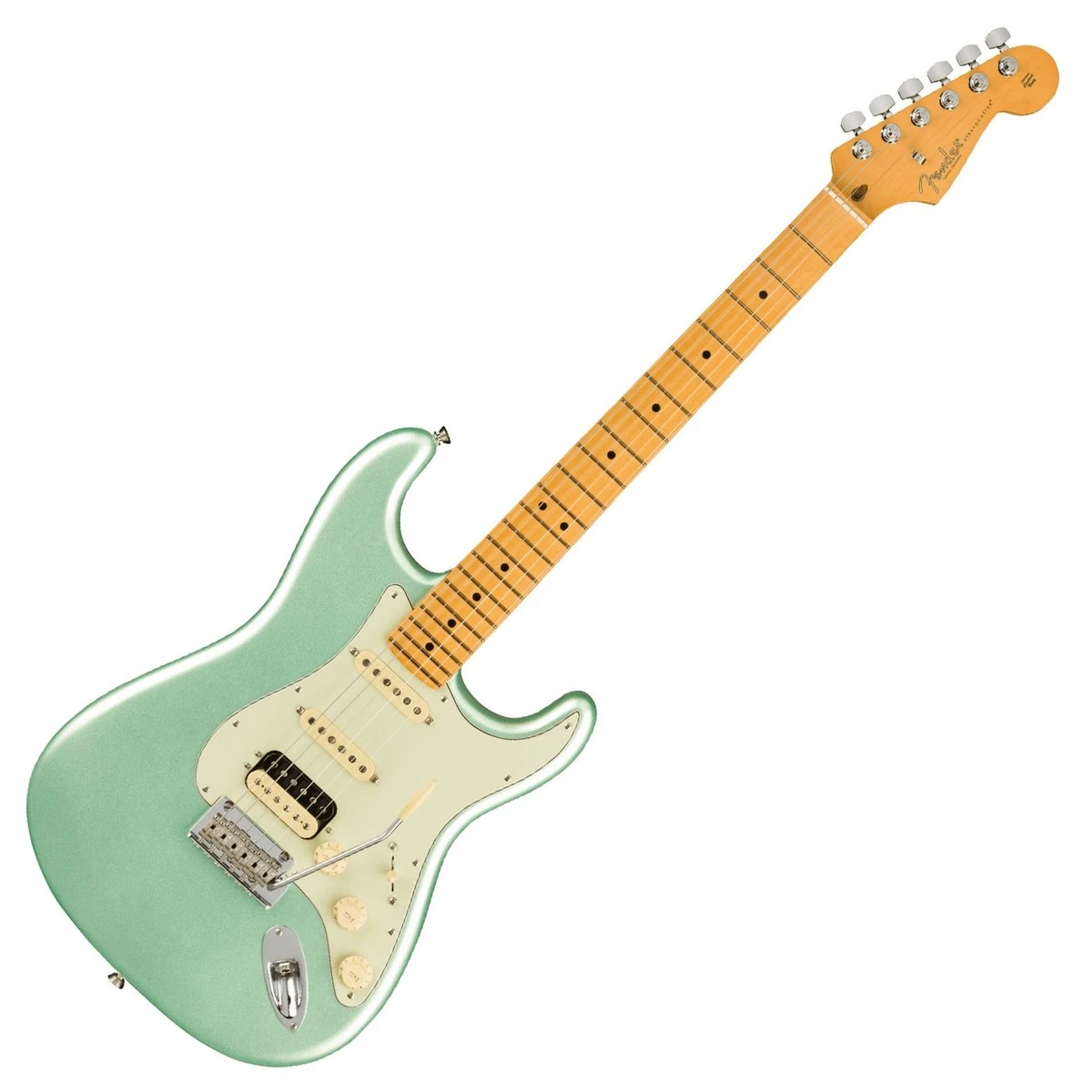 dan guitar dien fender american pro ii stratocaster hss mn mystic surf green