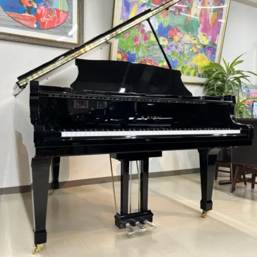 Đàn grand piano Kawai KG-1E cũ nhỏ gọn, màu đen, dài 164 cm