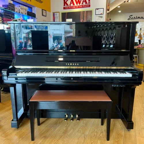 Đàn piano Yamaha U3H Silent cũ, màu đen, cao cấp