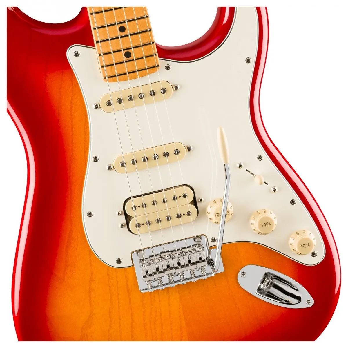 fender player ii stratocaster® hss aged cherry burst