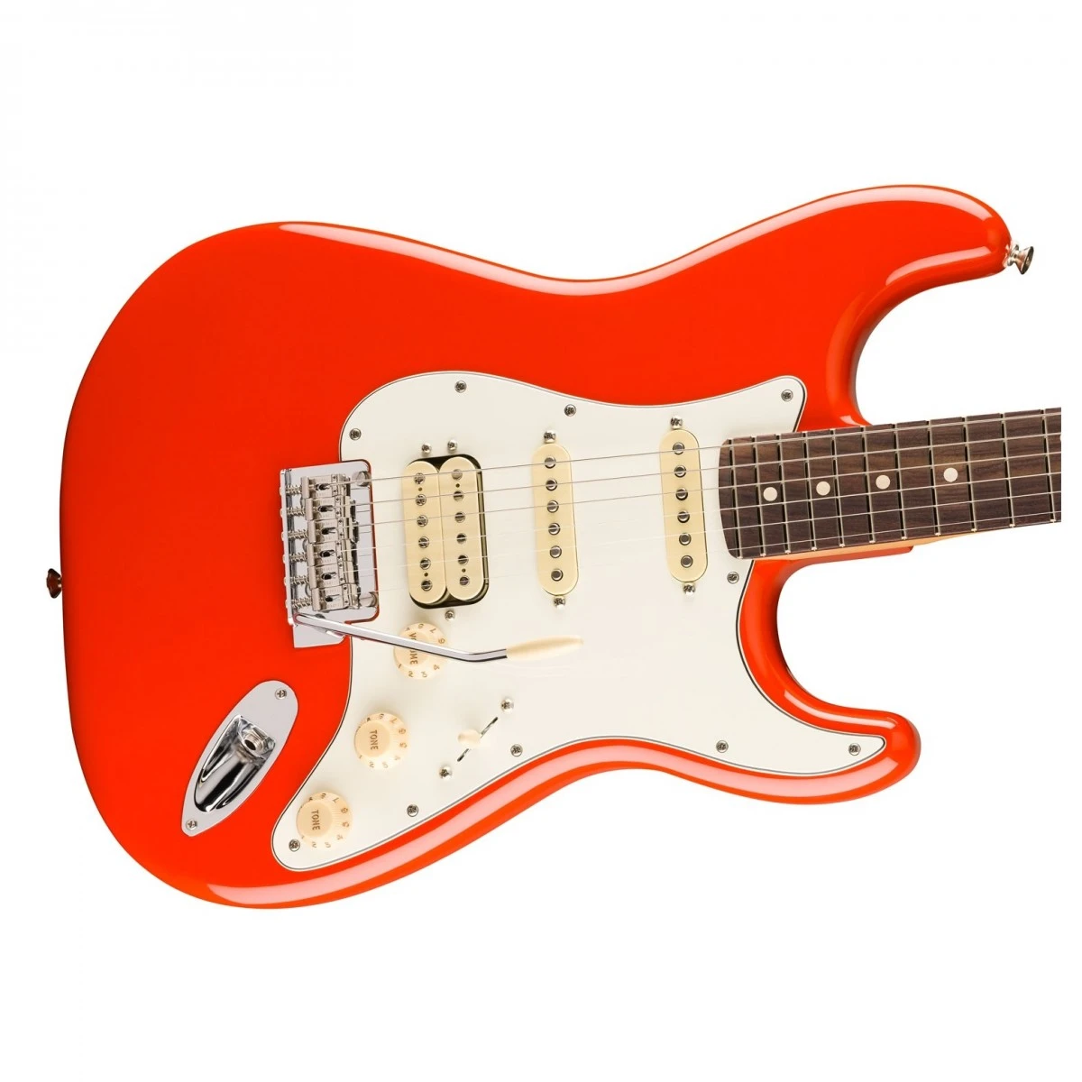 fender player ii stratocaster® hss coral red
