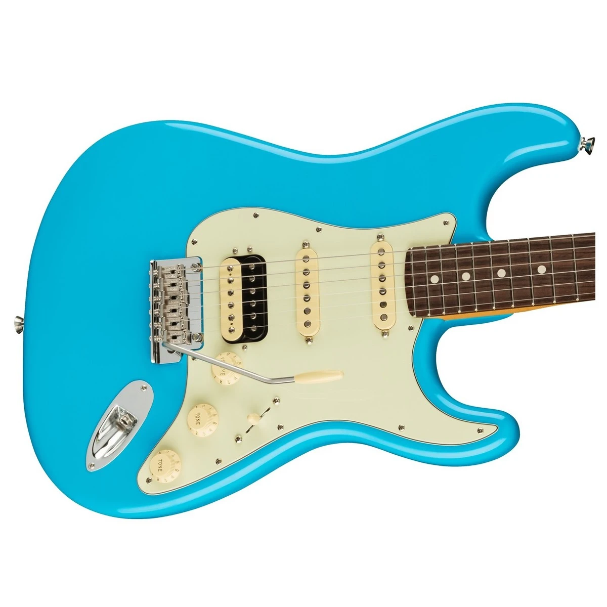 guitar dien fender american professional ii stratocaster® hss miami blue