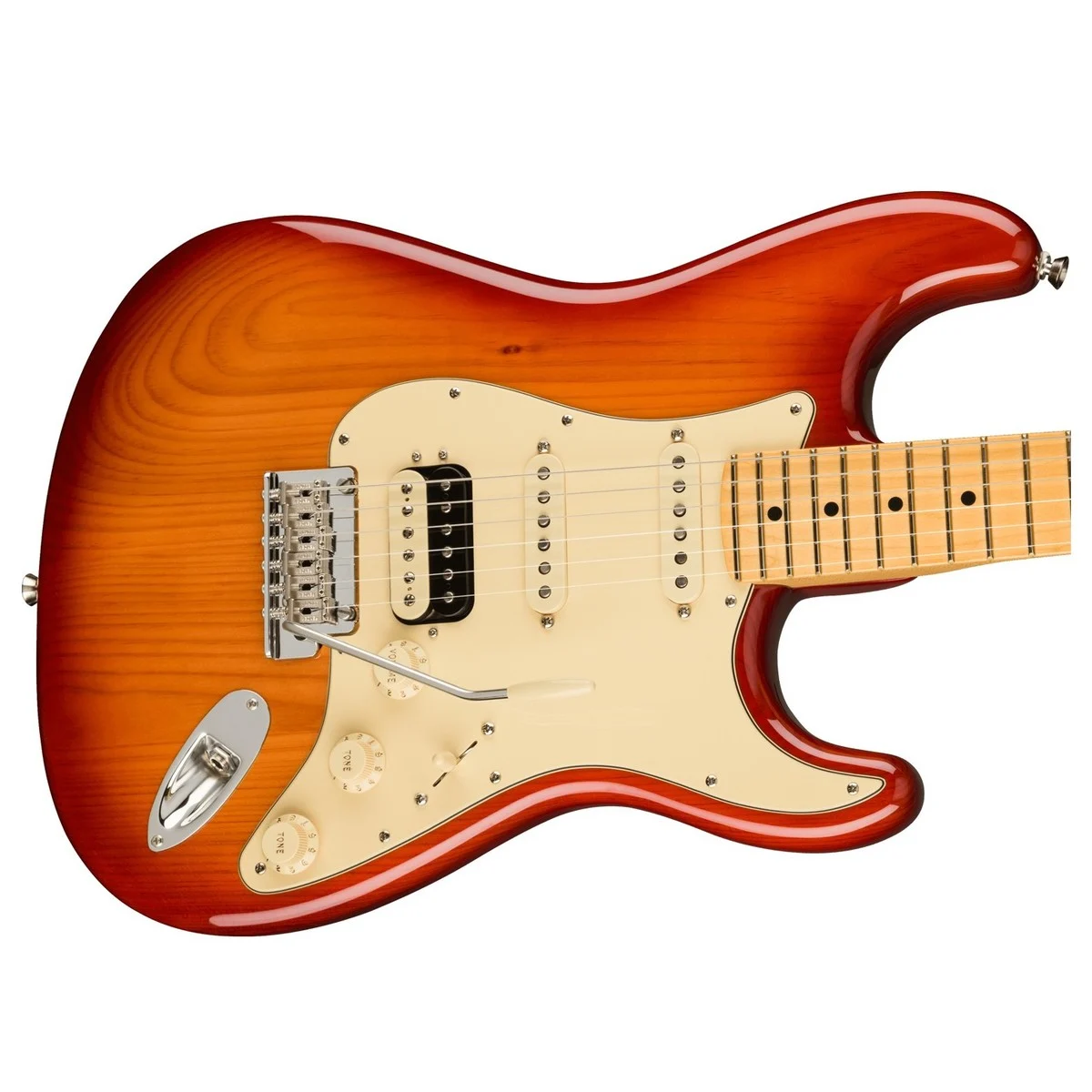 guitar dien fender american professional ii stratocaster® hss sienna sunburst