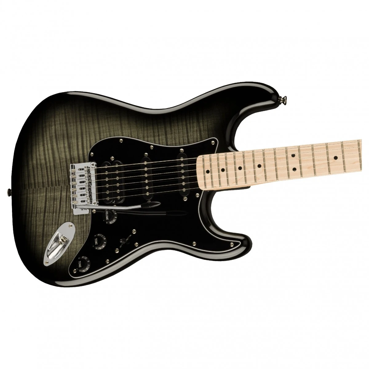 guitar dien squier affinity stratocaster fmt hss mn black burst 0378153539