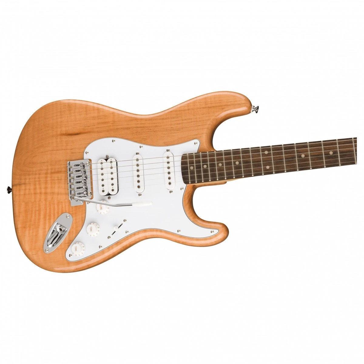 guitar dien squier fsr affinity series stratocaster hss laurel natural