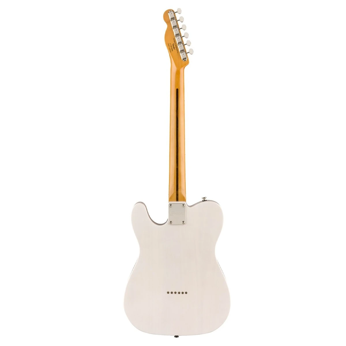 mat sau guitar dien squier classic vibe 50s telecaster mn white blonde