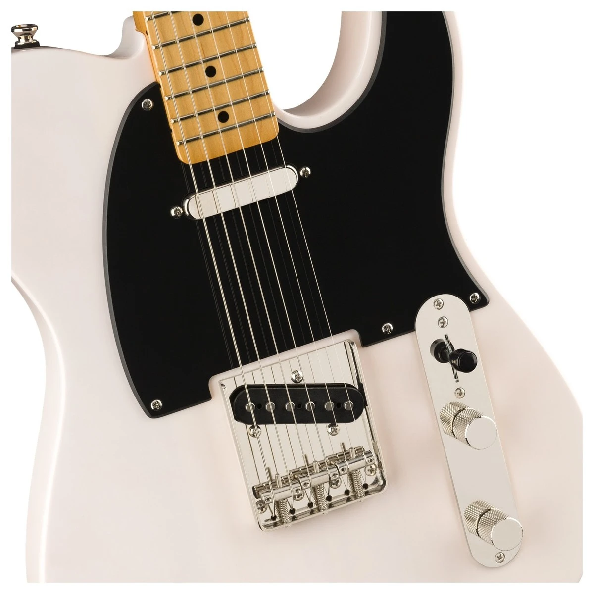 mat top guitar dien squier classic vibe 50s telecaster mn white blonde