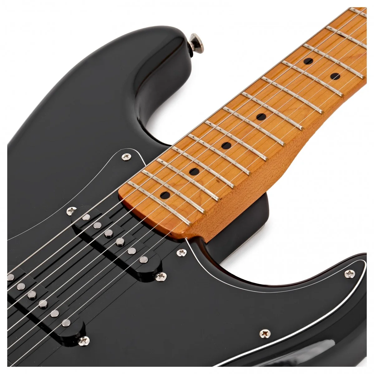 phim dan guitar dien squier classic vibe 70s stratocaster hss mn black