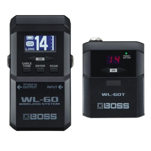 Bộ thu phát tín hiệu không dây Boss WL-60 chuyên nghiệp cho guitar/bass