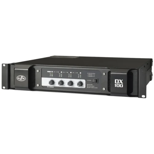 Cục đẩy công suất DAS DX-100 chuyên nghiệp, 4 kênh