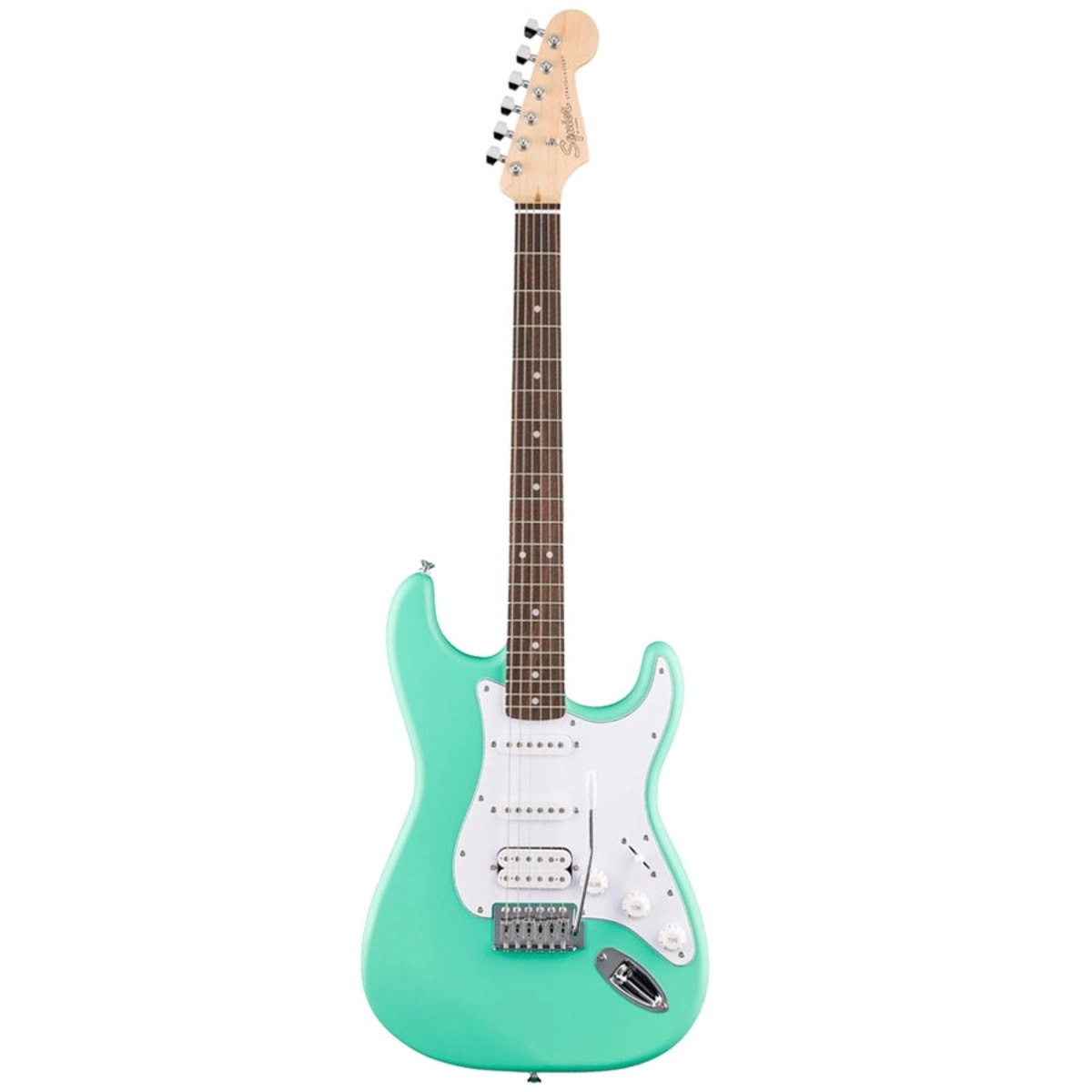 dan guitar dien squier debut stratocaster hss laurel sea foam green 0379610549