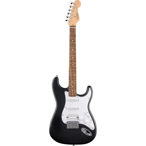 Đàn guitar điện Squier Debut Stratocaster HT HSS, Laurel Fingerboard, White Pickguard, BLack, 0379630506