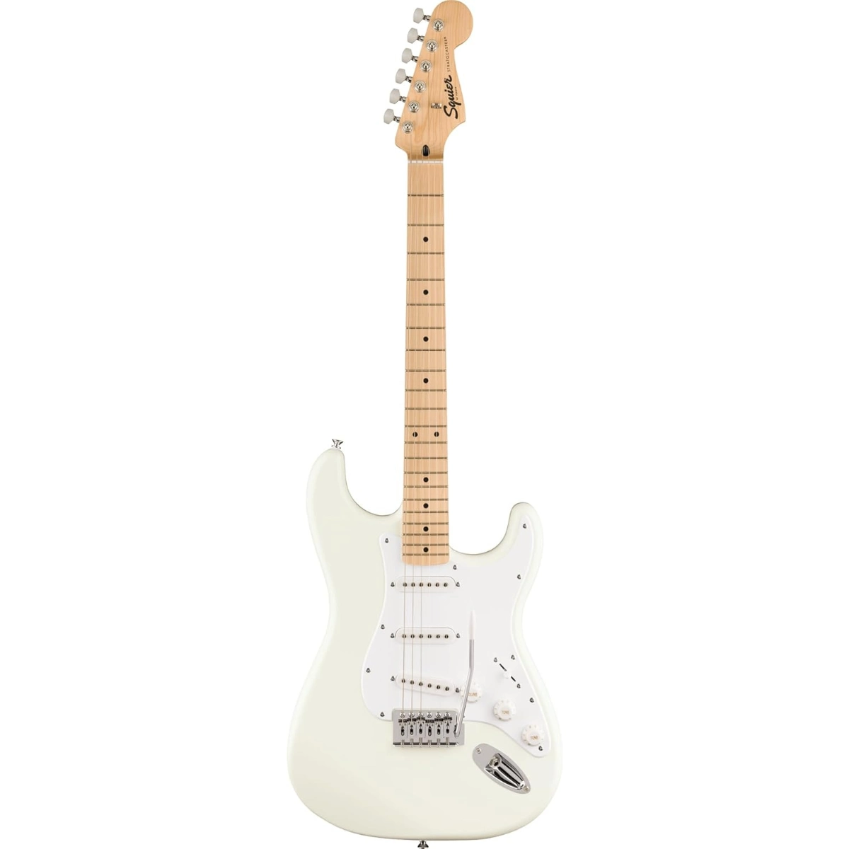 dan guitar dien squier fsr sonic stratocaster mn arctic white