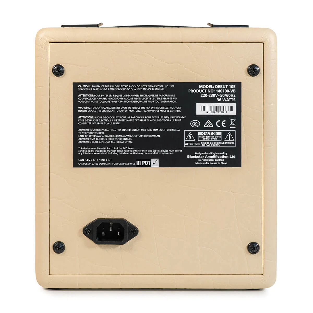 mat sau ampli guitar dien blackstar debut 10e