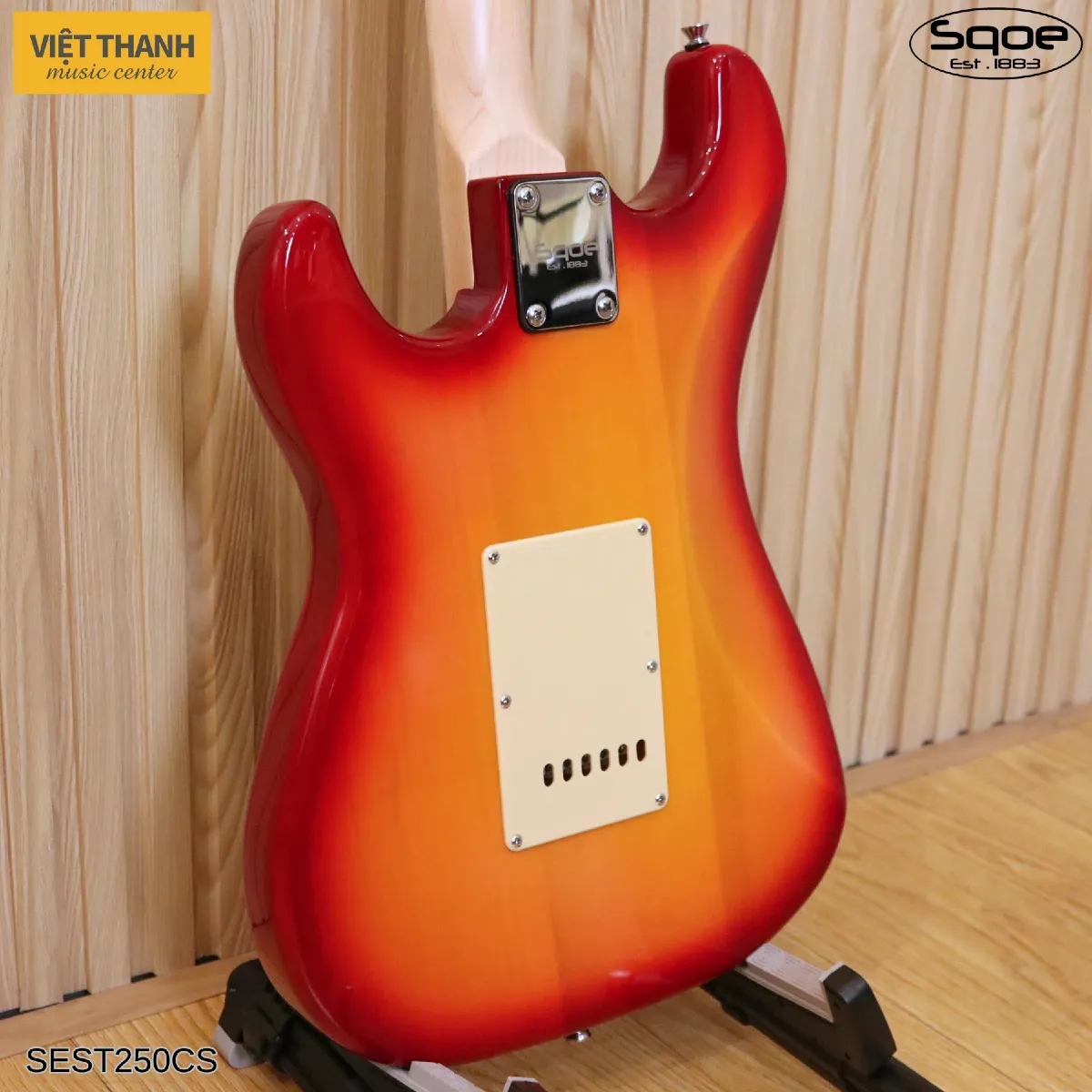 mat sau dan guitar dien sqoe sest250