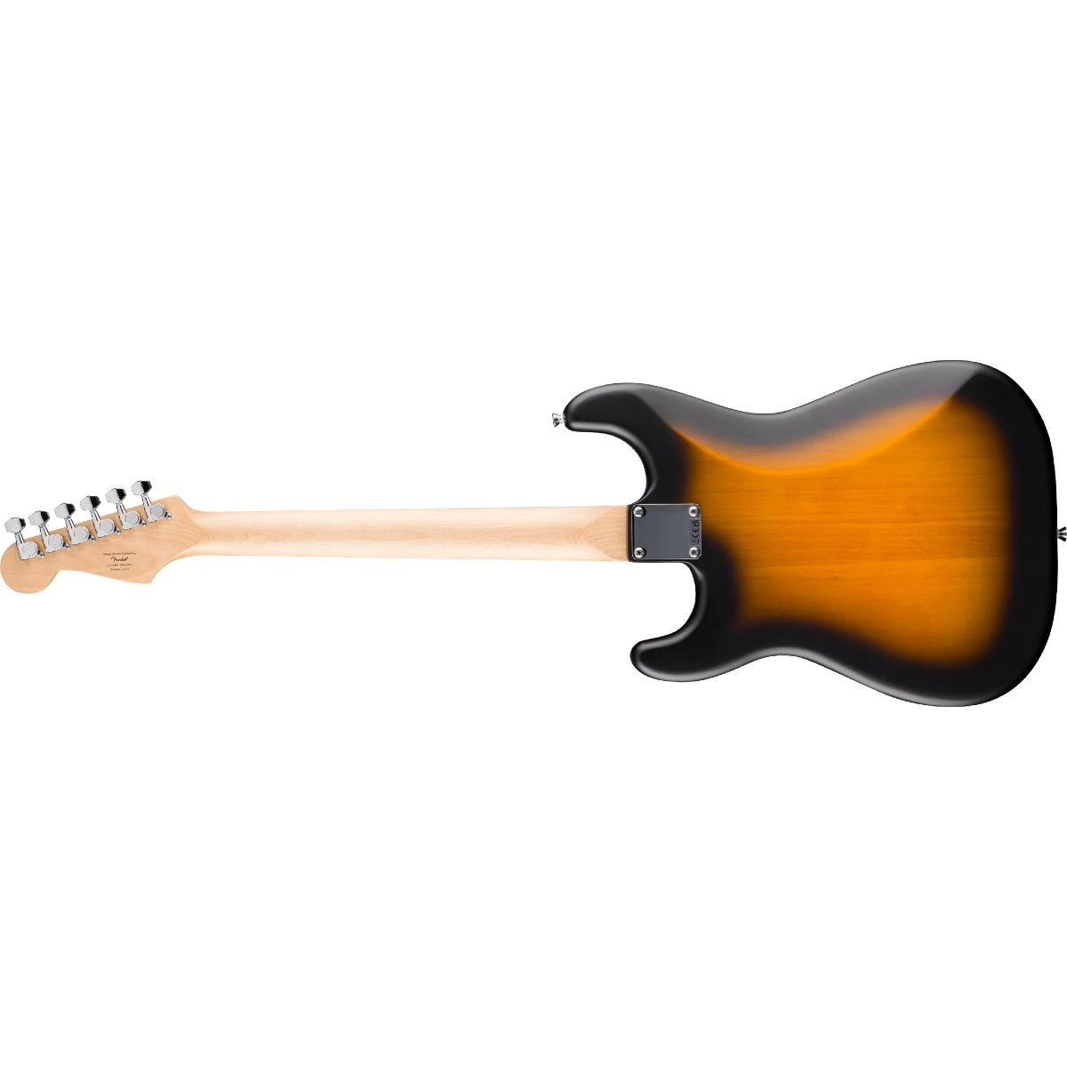 mat sau dan guitar dien squier debut stratocaster ht hss laurel fingerboard white pickguard 2 color sunburst