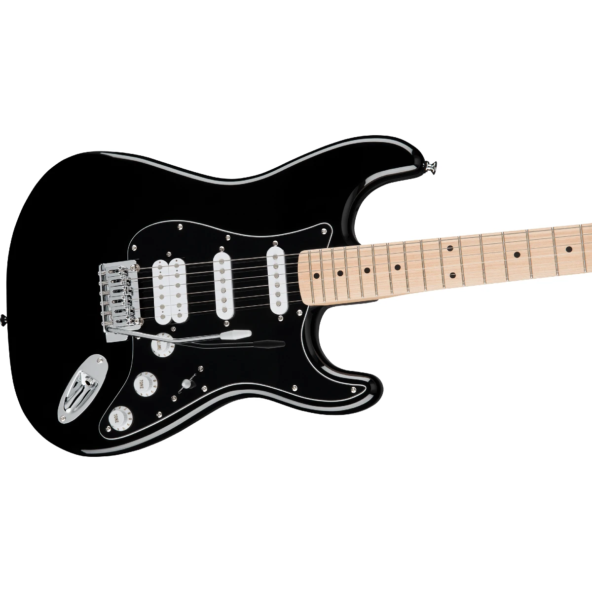 Đàn guitar điện Squier FSR Affinity Stratocaster HSS, Black, #0378103906